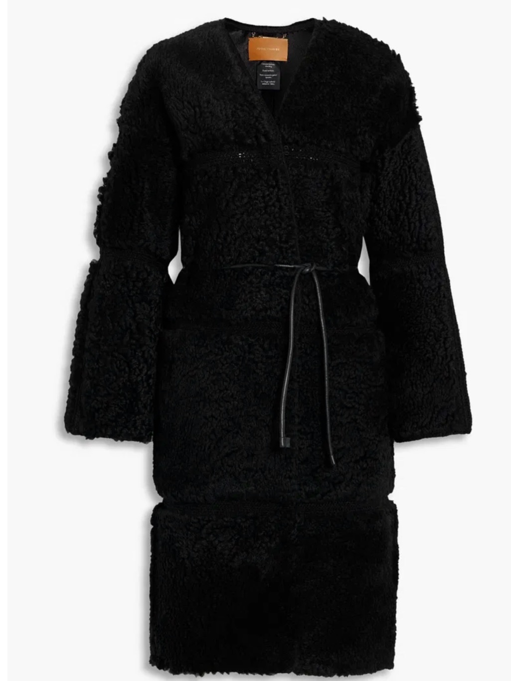 Zimmerman Knit Trimmed Shearling Coat Size S/M